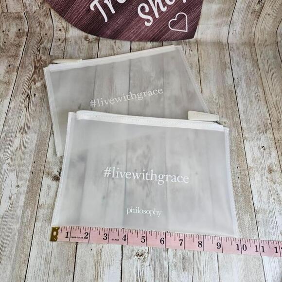 Philosophy Clear Makeup Bags - Picture 4 of 4